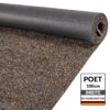 Schmutzfangmatte Teppichläufer Sauberlaufmatte Läufer Flur Innen Außen Eingang POET Breite 100cm Dunkelbraun – 100x100cm