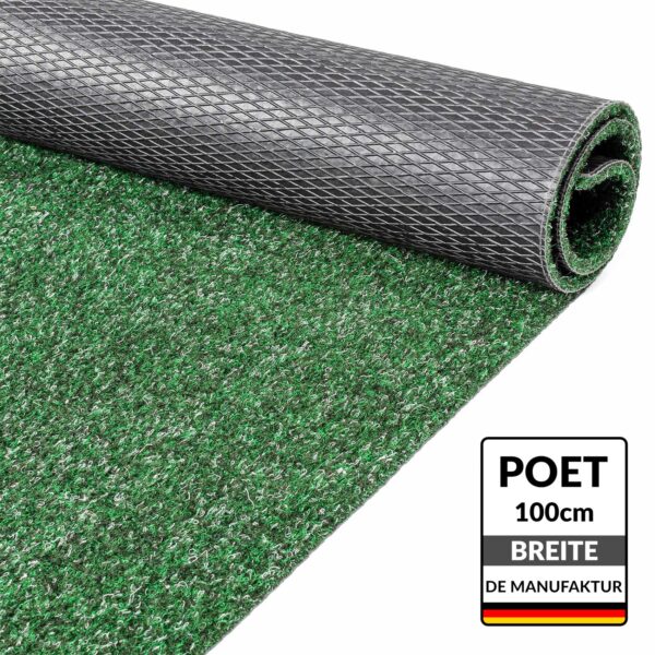 Schmutzfangteppich Grün Sauberlaufmatte Flur Teppich Teppichläufer Läufer Flur POET Breite 100cm – 100x100cm