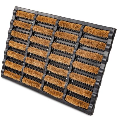 Kokosmatte Gummi Kokos Fußmatte Eco-Natur Schmutzfangmatte 40x60cm