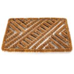 Kokosmatte Drahtgittermatte Kokos Schmutzfangmatte Fußmatte Eco-Natur Beige 40x60cm