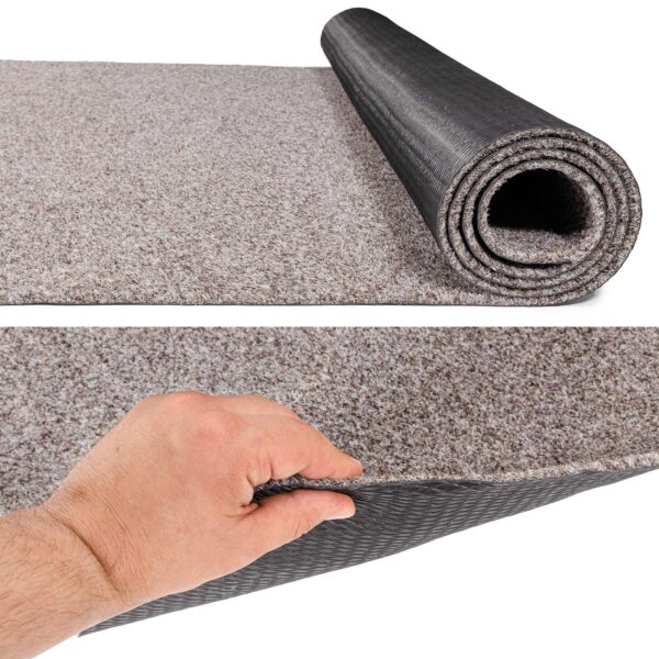 Schmutzfangteppich Sauberlaufmatte Flur Teppich Teppichläufer Läufer Flur POET Breite 80cm Beige – 100 x 80 cm