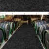 Schmutzfangteppich Sauberlaufmatte Flur Teppich Teppichläufer Läufer Flur POET Breite 80cm Schwarz – 100 x 80 cm