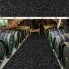Schmutzfangteppich Sauberlaufmatte Flur Teppich Teppichläufer Läufer Flur POET Breite 160cm Schwarz – 100 x 160 cm