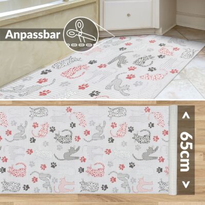 Weichschaummatte Bad Weichschaum Badematte Breite 65cm Katzen