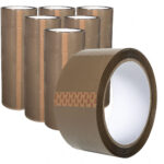 Klebeband Paketklebeband Paketband Packband BOPP 66m x 48mm Braun 6er oder 36er Rollen Set