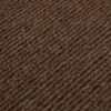 Treppenteppich Stufenmatte Treppenstufen Teppich selbsthaftend Stufenmatte Rechteckig NEMESIS Schoko – 50x20cm