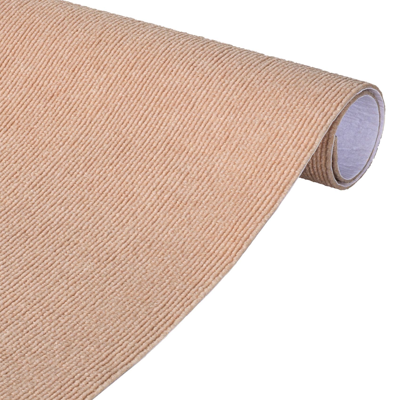 Antirutschmatte Bodenmatte selbsthaftend Teppich Bodenbelag in Meterware Hellbraun