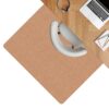 Bodenschutzmatte Bürostuhlunterlage Schreibtischstuhl Unterlage Teppich selbsthaftend NEMESIS Hellbraun – 090x120cm