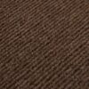 Treppenteppich Stufenmatte Treppenstufen Teppich selbsthaftend Stufenmatte Rechteckig NEMESIS Schoko – 50x20cm