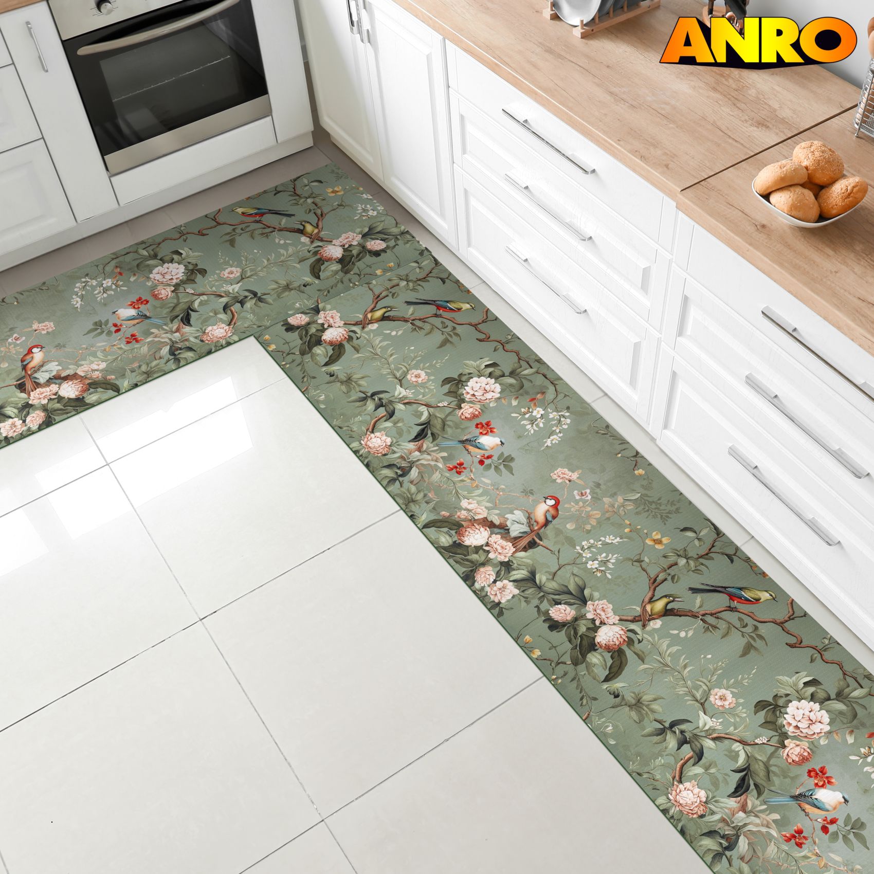 SPRINT84_20 Küchenläufer Küchenteppich Läufer Flur Teppichläufer Sprinty Monet 52cm Breite