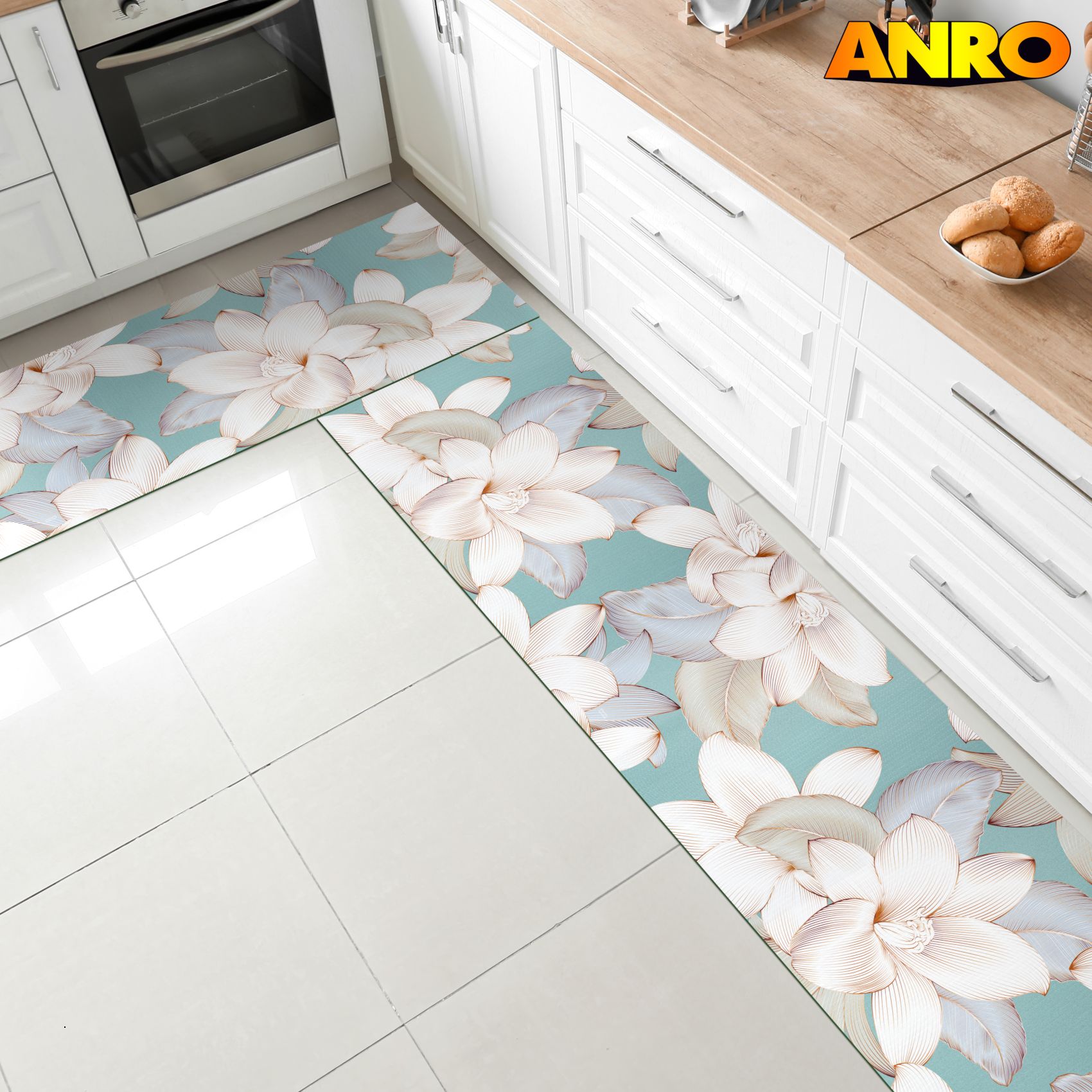 SPRINT85_20 Küchenläufer Küchenteppich Läufer Flur Teppichläufer Sprinty Filadelfo 52cm Breite