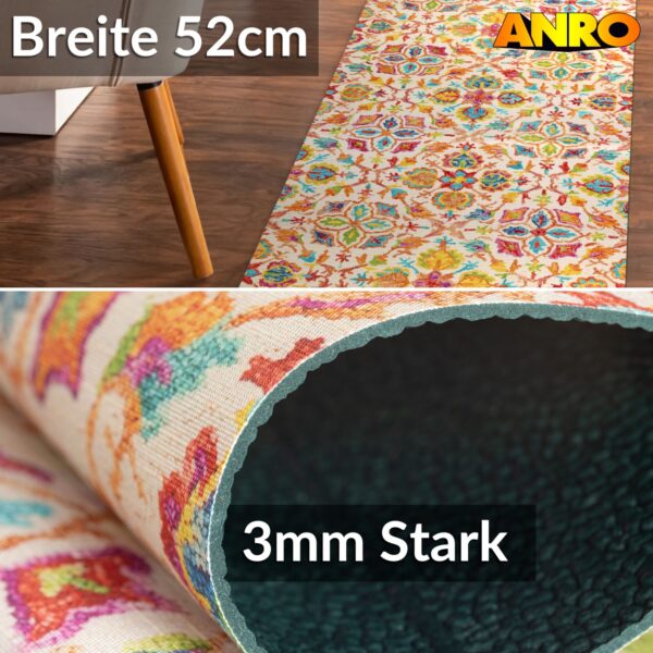 Küchenläufer Küchenteppich Läufer Flur Teppichläufer Sprinty Abbraccio 52cm Breite