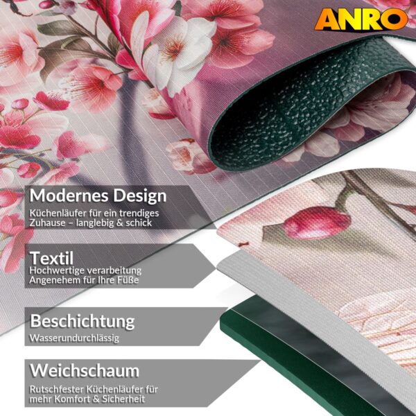 Küchenläufer Küchenteppich Läufer Flur Teppichläufer Sprinty Bosforo 52cm Breite