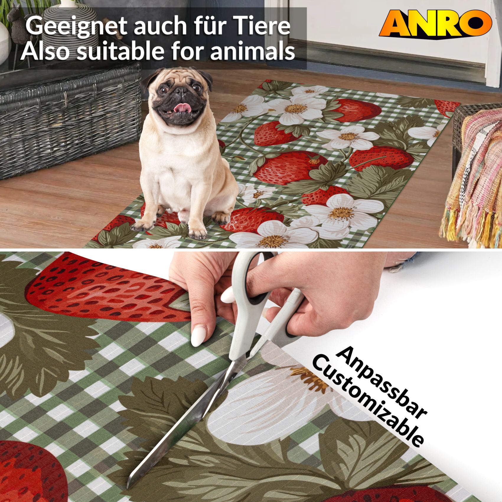 SPRINT92_50 Küchenläufer Küchenteppich Läufer Flur Teppichläufer Sprinty Cortina 52cm Breite