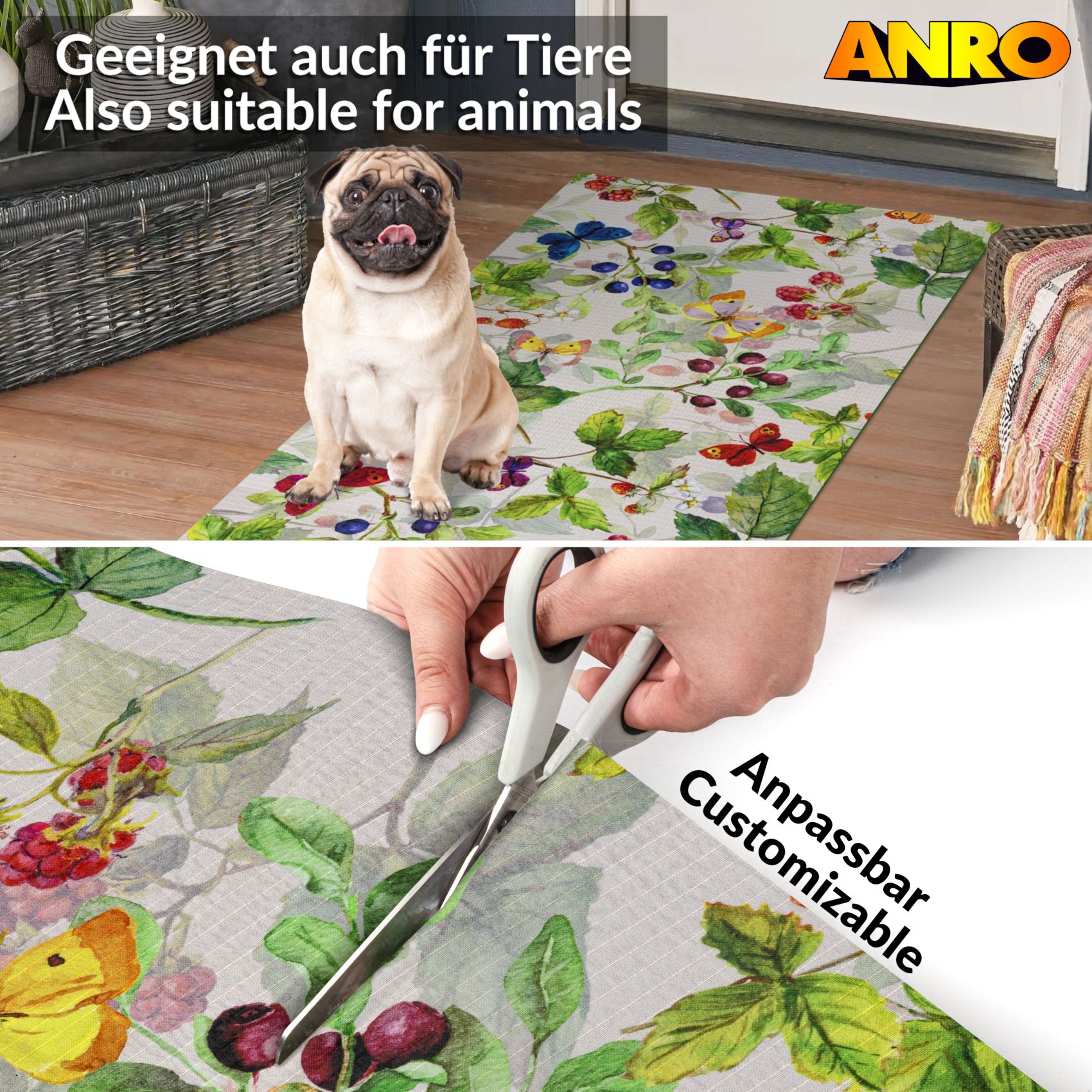 Küchenläufer Küchenteppich Läufer Flur Teppichläufer Sprinty Thailandia 52cm Breite