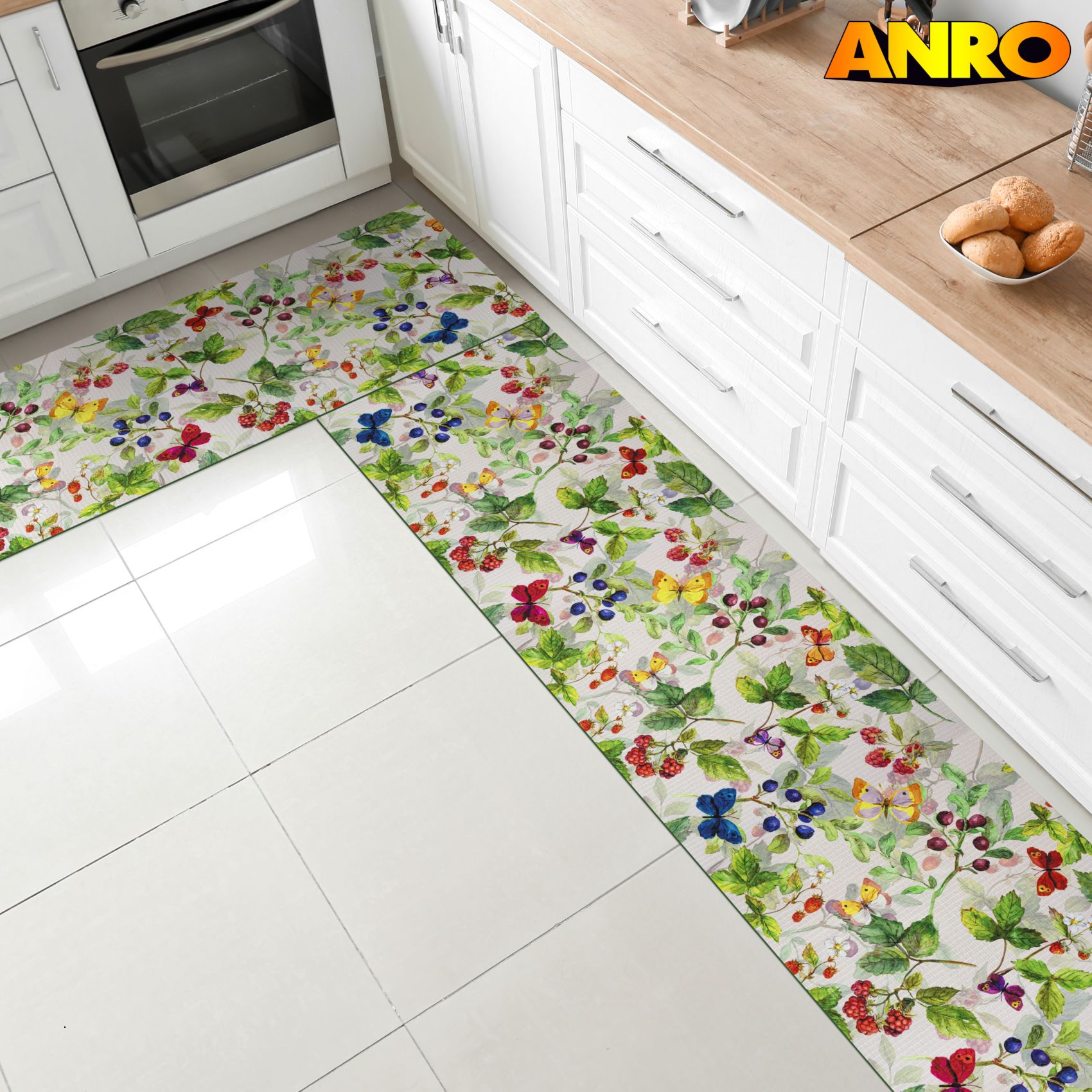 Küchenläufer Küchenteppich Läufer Flur Teppichläufer Sprinty Thailandia 52cm Breite