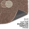 Kurzflor Teppich Wohnzimmer Princess nach Maß