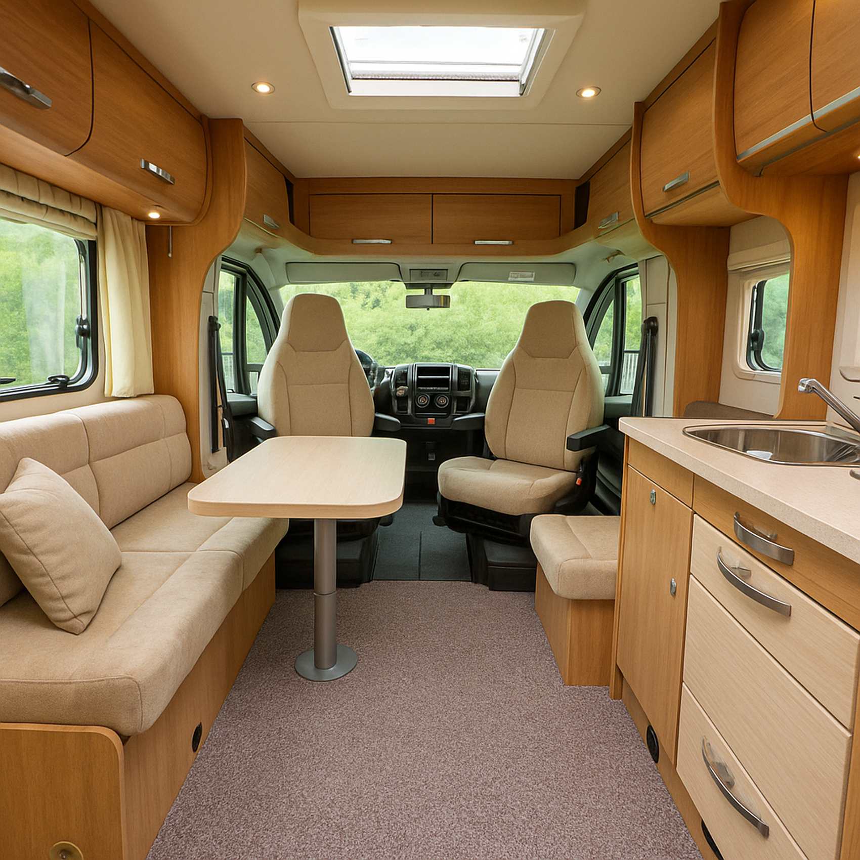 Wohnwagen Teppich nach Maß