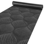 Teppich Küchenläufer Teppichläufer Läufer Flur abwischbar Textil Baker Grau 40x80cm #1