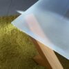 Tischfolie nach Maß 2mm einseitig mattiert mit oder ohne abgeschrägter Kante
