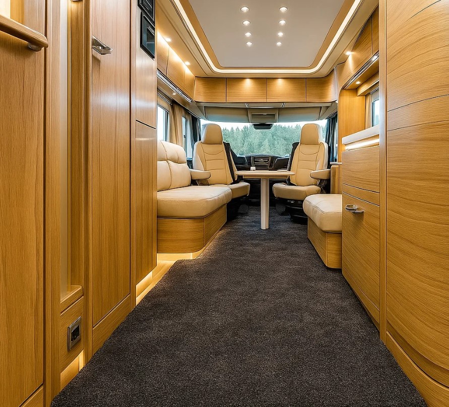 Wohnmobil Teppich Wohnwagen Teppichboden nach Maß Kurzflor 9mm