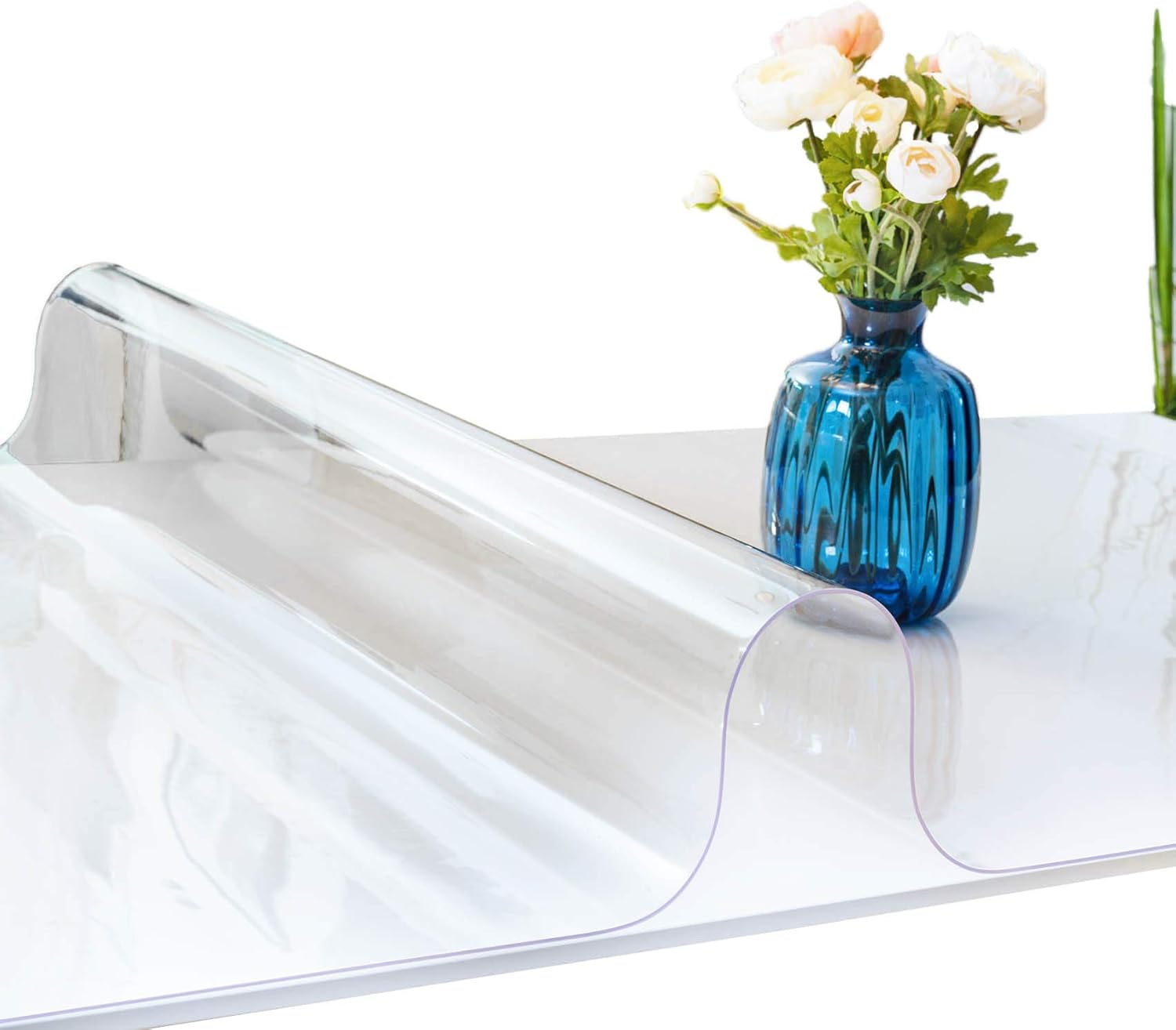 Tischfolie transparent nach Maß 2mm mit oder ohne abgeschrägter Kante