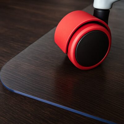 Bürostuhlunterlage Bodenschutzmatte transparent nach Maß (Kopie)