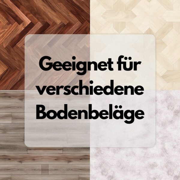 Bürostuhlunterlage Bodenschutzmatte nach Maß Uni Volltondruck