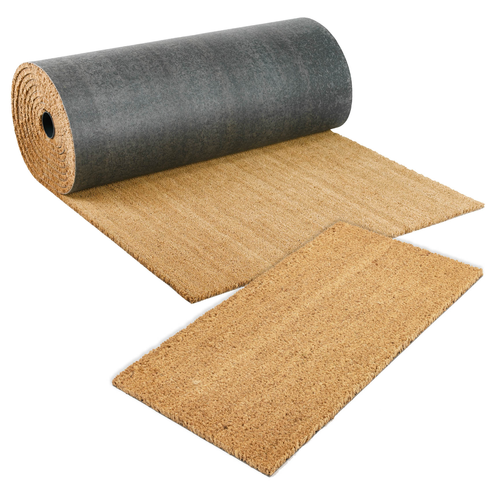 Kokosmatte Fußmatte Meterware Schmutzfangmatte Breite 100cm