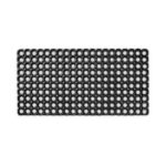 Ringgummimatte Gummimatte Wabenmatte Fußabtreter Schmutzfangmatte 40x80cm Schwarz