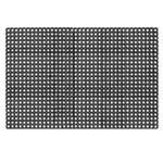 Ringgummimatte Schmutzfangmatte Fußabtreter Gummimatte Wabenmatte 100x150cm Schwarz