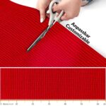 Teppichläufer Flurläufer Küchenläufer Velours rutschfest Wilson Rot 65cm Breit