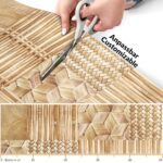 Küchenläufer Teppichläufer Mirza Vimini Beige Läufer Flur abwaschbar | 48cm Breit