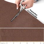 Teppichläufer Flurläufer Küchenläufer Velours waschbar rutschfest  Sisi Optical Braun 65cm Breit