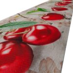 Küchenläufer Küchenteppich Läufer Flur Teppichläufer Sprinty Kirschen 52cm Breite