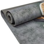 Küchenläufer Teppich Läufer  Flurteppich waschbar rutschfest Gewürze Breite 65cm