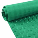 TPE Gummimatten Boden Gummiläufer Grün Noppen Bodenbelag 3mm -100 cm Breit