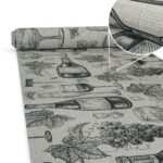 Küchenläufer waschbar Textil + PVC Küchenteppich rutschfest Sprinty  Mehrfarbig 50cm Breit