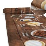 Küchenläufer Küchenteppich Läufer Flur Teppichläufer Sprinty Gelati Mehrfarbig 50cm Breit