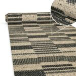 Küchenläufer waschbar Küchenteppich rutschfest Sprinty Barcode 52cm Breite