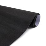 Antirutschmatte Bodenmatte selbsthaftend Teppich Bodenbelag in Meterware Schwarz Nemesis