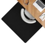 Bodenschutzmatte Bürostuhlunterlage Schreibtischstuhl Unterlage Teppich selbsthaftend NEMESIS Schwarz