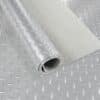 PVC Bodenbelag Meterware Antirutschmatte Vinylboden Rollenware Stärke1,5mm 100cm Breite Tränenblech Silber Breite 100cm – 100x100cm