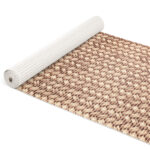 Weichschaummatte Bad Weichschaum Badematte Flechtwerk Beige Breite 65cm Meterware