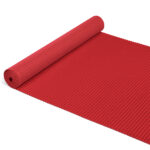 Weichschaummatte Bad Weichschaum Badematte Rot Uni  Breite 65cm Meterware