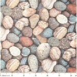 Weichschaummatte Bad Weichschaum Badematte Kieselsteine Mehrfarbig Breite 65cm Meterware