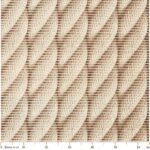 Weichschaummatte Bad Weichschaum Badematte Jute Marine Beige Breite 65cm Meterware