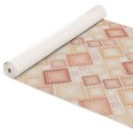 Weichschaummatte Badematte Karo Braun Breite 80cm Meterware