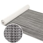 Weichschaummatte Bad Weichschaum Badematte Leinenoptik Schwarz Breite 65cm Meterware