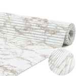 Weichschaummatte Badematte Weichschaum Bad Marmor Braun Breite 130cm Breite Meterware